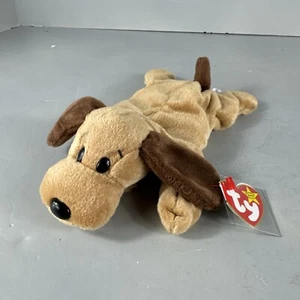 Beanie Babies Bones the Dog 8.5 Inch Ty Retired Rare Vintage Stuffed Animal - Picture 1 of 4