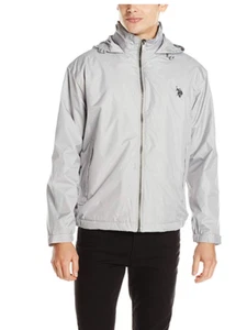 U.S. Polo Assn. Men's Hidden Hood Windbreaker - Picture 1 of 4