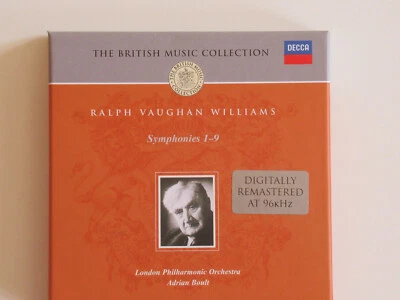 R. V. Williams Symphonien 1-9, London Phil. Orch. Adrian Boult, 5 CDs, neuwertig - Bild 1 von 2