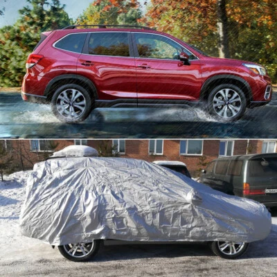 Full Car Cover Waterproof All Weather SUV Dust Resistant For Subaru Forester SG5 Foto 1 de 4