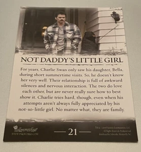 twilight saga trading cards #21 Not Daddy’s Little Girl - Picture 1 of 2