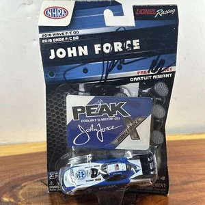 2018 Lionel Action SIGNED (no COA) John FORCE Peak Antifreeze NHRA Camaro 1/64 - Picture 1 of 5