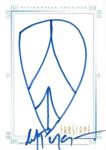 Farscape Through The Wormhole - CASE TOPPER SKETCH by WAYNE PYGRAM 