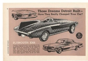 Plymouth XNR Print Ad - Picture 1 of 1