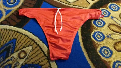 Aussiebum Herren Badestring L/6 Rot Weiß - Bild 1 von 2