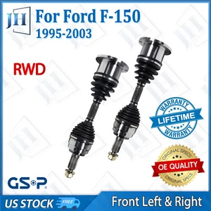 OE Front Pair CV Axle Shaft Set For 1997-2002 Ford Expedition F150 F250 LOBO 4WD - Picture 1 of 16