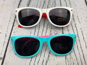 Kids Polarized Sunglasses Flexible Frame Boys Girls 400 UV 2 Pair - Picture 1 of 2