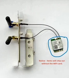 Wireless Network Card External Antenna Kit For AX210/AX200/BE200/9560/9260/8265 - Picture 1 of 1