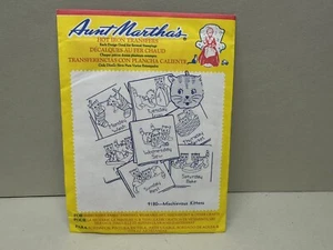 Aunt Martha's Hot Iron Transfers - 9180 Mischevious Kittens  - FREE SHIP - Picture 1 of 3