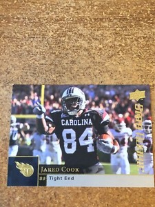 2009 Upper Deck Football Star Rookie # 265 Jared Cook RC