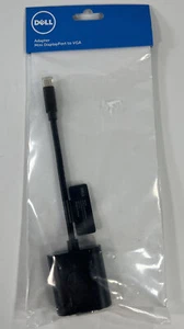 New Genuine Dell Mini Display Port To VGA Adapter Cable PNKVT MDP2VGA - Picture 1 of 6
