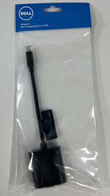 New Genuine Dell Mini Display Port To VGA Adapter Cable PNKVT MDP2VGA - Image 1 of 4