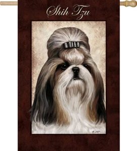 Bandera tamaño jardín para perro Shin Tzu EG 141485 - Imagen 1 de 1
