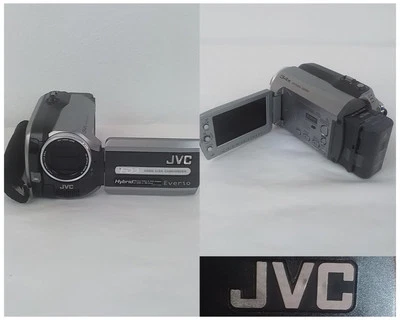 JVC Everio Camcorder GZ-MG130U Gray Untested Sold AS IS #J2744 - Image 1 of 4
