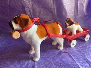 Pet Lovin' Barbie Bernhardiner & Welpen Hunde RAR 1998 Set NRFB Mattel 20847 (RM) - Bild 1 von 6