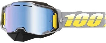 Complexo de óculos de neve 100% Armenga - Espelho azul 50008-00005 cinza 2601-3206 - Imagem 1 de 3