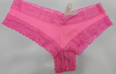 Victoria’s Secret Cheeky Culotte Panties S/P Pink Lace NWT  - Image 1 of 4