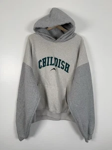 Childish Hoodie Size XXL Adventure ADV Grey TGF Oversized Varsity Jumper RARE - Picture 1 of 11