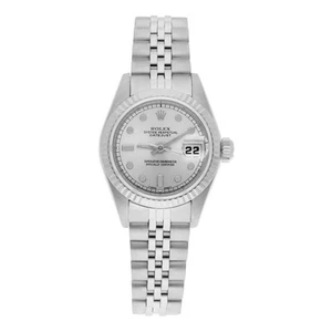 Rolex Lady-Datejust 26mm 69174 Stainless Steel with Silver Dial and Jubilee B... - Picture 1 of 8