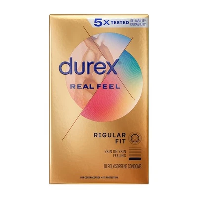 Condones Durex Real Feel - 10 unidades Foto 1 de 2