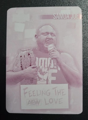2022 Skybox Metal Universe Magenta Printing Plate 1/1 Samoa Joe - Image 1 of 3