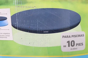 Intex 10-Foot Round Easy Set Pool Cover - Picture 1 of 6