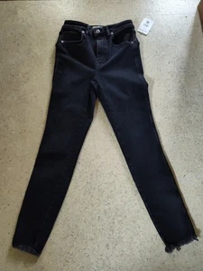 New Free People Skinny Jeans Black Sz 28 - Picture 1 of 12