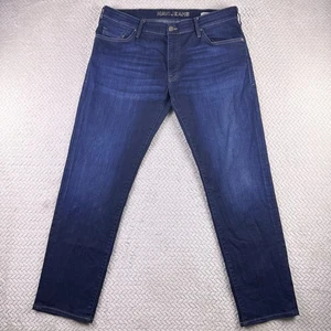 Mavi Jeans Mens 38x32 Blue Denim Marcus Slim Straight Dark Wash Stretch Adult - Picture 1 of 16