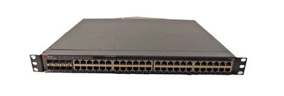 Brocade ICX 6610-48P 8-port SFP PoE Ethernet Gigabit Switch 80-1005240-05 - Image 1 of 4
