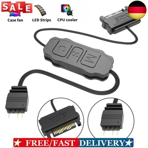 ARGB-Controller 5V 3PIN auf SATA-Schnittstellen-Verlängerungskabel für PC-Gehäus - Afbeelding 1 van 18