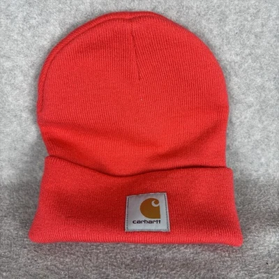 Carhartt Beanie Toboggan Orange Acrylic One Size A18 - Image 1 of 3