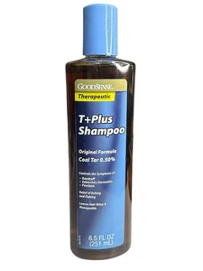 1 x Goodsense TPlus Shampoo Coal Tar AntiDandruff Compare to Neutrogena T/Gel - Picture 1 of 3
