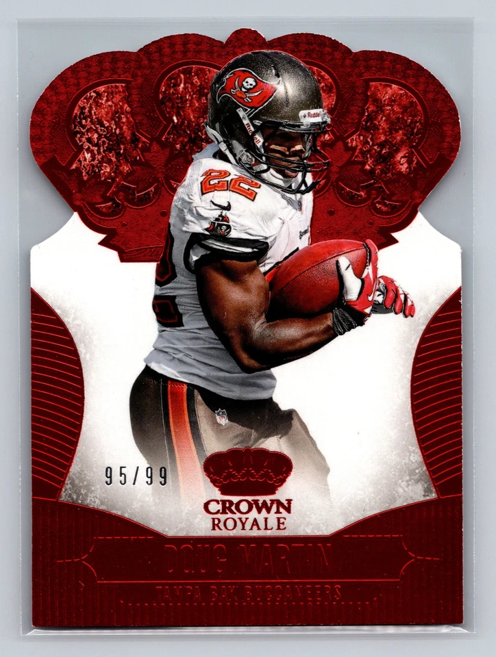 2013 Panini Crown Royale #35 Doug Martin Red Die Cut Crown /99 - Image 1 of 2