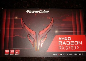Lightly Used PowerColor Red Devil AMD Radeon RX 6700 XT 6700XT 12GB GDDR6 GPU - Picture 1 of 9