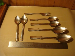 Gorham Stainless CAMBRIDGE pattern serving spoons tablespoons fork lot - Picture 1 of 5