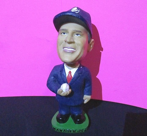 George Bush, Bobblehead, Columbus Clippers Manager USA Bobble Head ,AGP SGA Cover