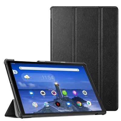 Funda con soporte de cuero PU para Lenovo Tab M10 Plus TB-X606F/TB-X606X de 10,3"" Foto 1 de 4