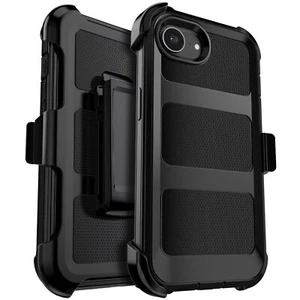 Funda resistente híbrida resistente a prueba de golpes para Apple iPhone 16e cubierta resistente/clip para cinturón - Imagen 1 de 24