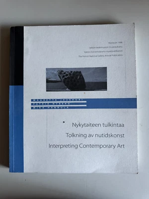 INTERPRETING CONTEMPORARY ART - ATENEUM 1998 - VERY RARE PAPERBACK BOOK - Image 1 of 4