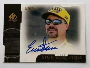 1999 99 Upper Deck UD SP Authentic Ernie Irvan Sign Of The Times Autograph Auto - Picture 1 of 2