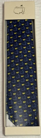 2023 Masters NAVY BLUE VINEYARD VINES NECK TIE from Augusta National Golf Club Cover