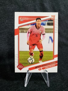 2021-22 Panini Donruss Soccer Road To Qatar Rookie Card #139 Woo-Young Jung RC 