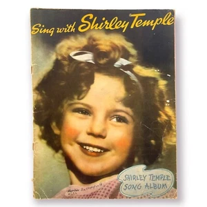 Vintage 1935 Sing With Shirley Temple Song Album Sheet Music READ DESCRIPTION - Picture 1 of 3