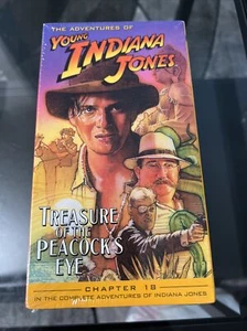 The Adventures of Young Indiana Jones: Treasure of the Peacocks Eye Vintage VHS  - Picture 1 of 6