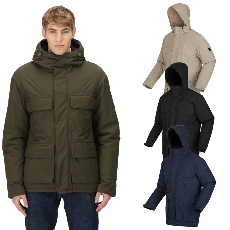 Regatta Palben Mens Quilted Insulated Waterproof Parka Jacket Rain Coat RRP £140 - Image 1 of 1