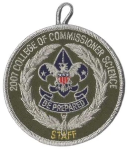 2007 College of Commissioner Science  BSA Patch SMY Bdr. [VA-3160] - Picture 1 of 1