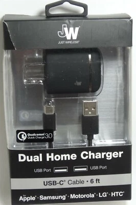 Just Wireless USB-C Quick Charge 3.0 Power Adapter for Galaxy S22/S21,Note 20/10 - Image 1 of 2