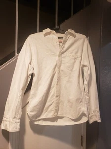 Omnigod White Long Sleeve Cotton Shirt Size 3 Medium Made In Japan - Picture 1 of 7