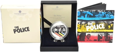 2023 Silver Proof 1oz £5 Coin The Police Royal Mint BOX + COA Scarce - Image 1 of 4
