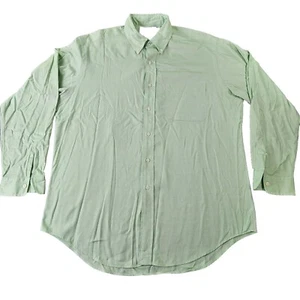 Polo Ralph Lauren Mens Shirt Yarmouth Oxford Mens L 16 - 34 Green Long Sleeve - Picture 1 of 7